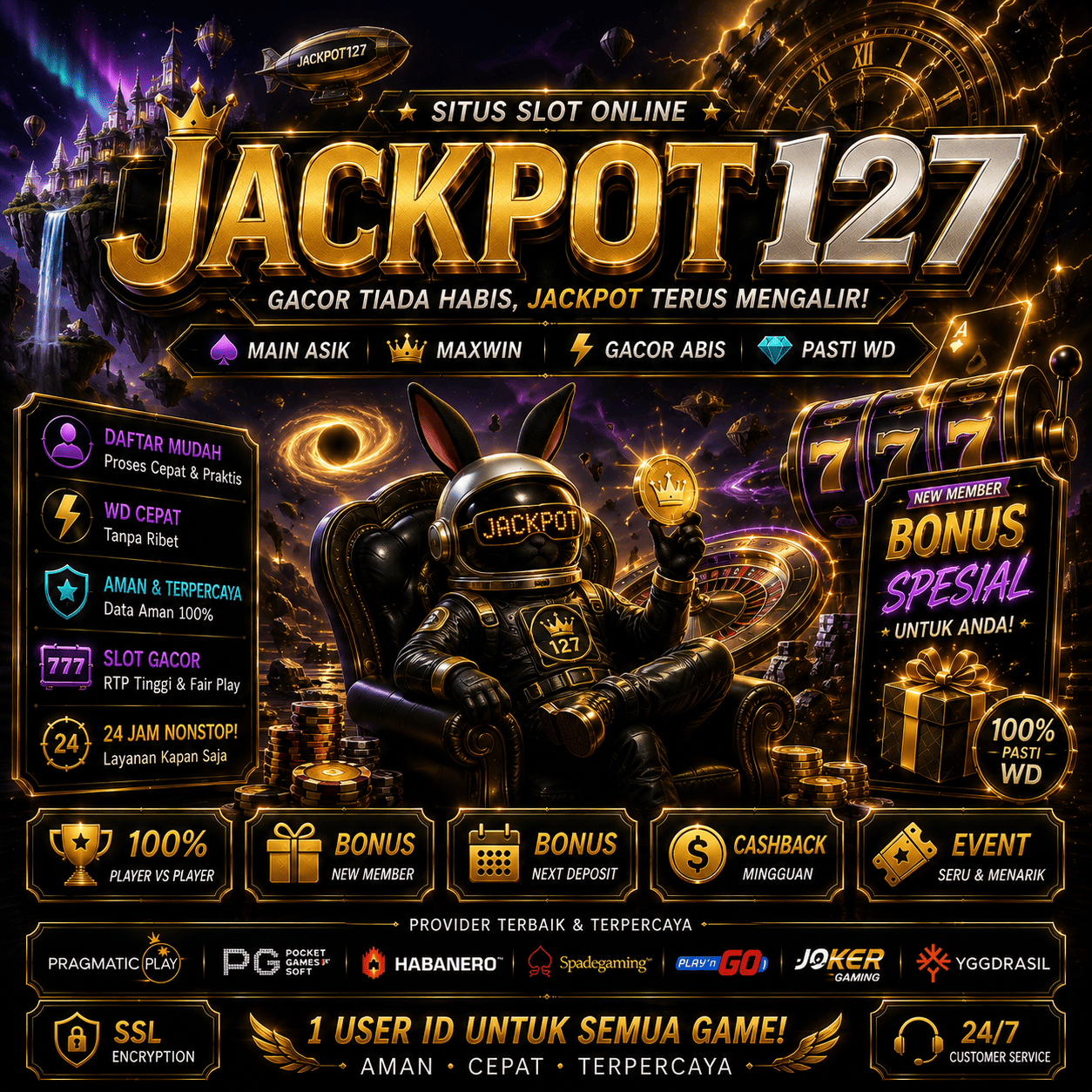 Banner JACKPOT127 Cyber Blue